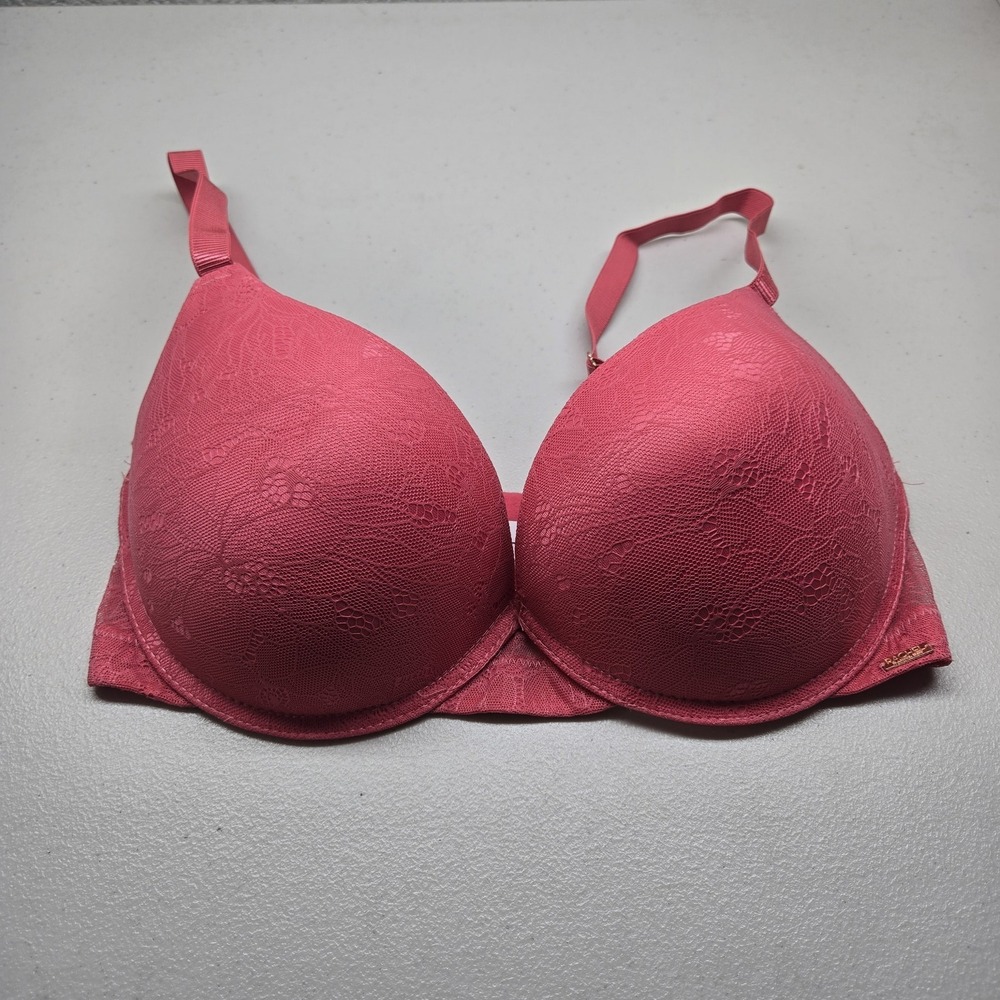 Rachel Roy Women Bra 38DD Pink Floral RC126X‎ 3PK T Shirt Underwired Lace